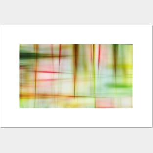 Abstract Plaid Quilt Posters and Art